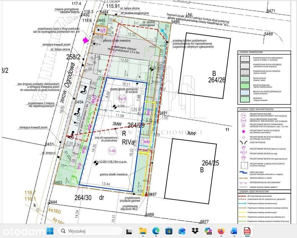 Działka inwestycyjna z pozwoleniem na budowę!!!-3