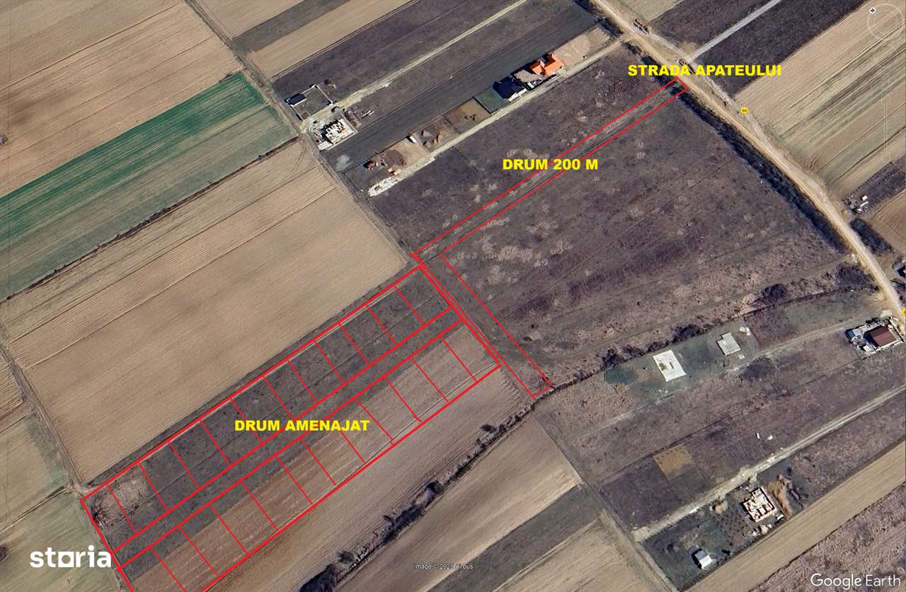 Teren INTRAVILAN Sanmartin Cihei 506 m2 PUZ acces amenajat APATEULUI-2