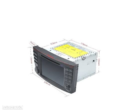 AUTO RADIO GPS ANDROID 12 PARA MERCEDES E W211 02-08 CLS W219 05-06 - 5