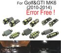 KIT COMPLETO 14 LAMPADAS LED INTERIOR PARA VOLKSWAGEN VW GOLF 6 MK6 MK VI GTI 10-14 - 1