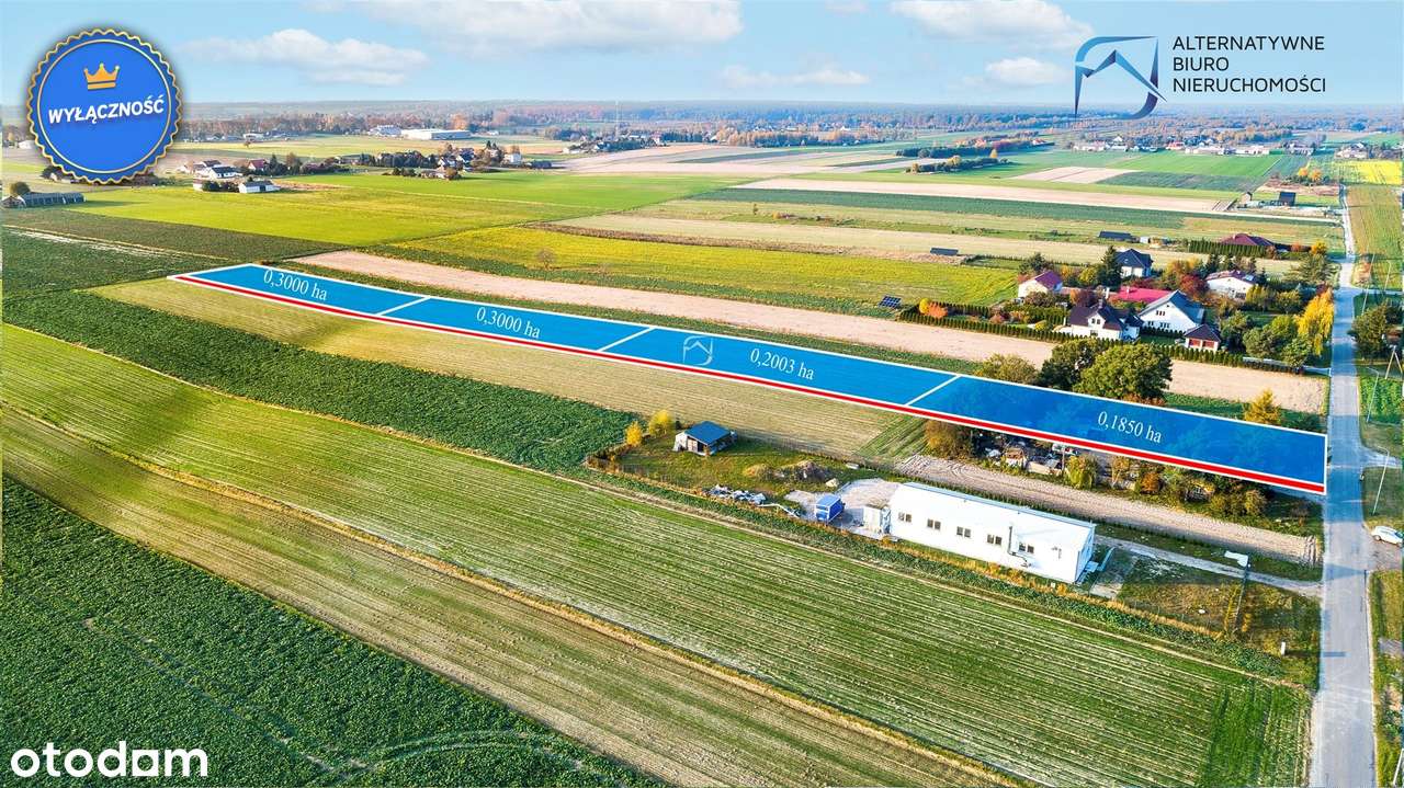 Działki rolne w Rudce Kozłowieckiej - Pełny obrazek: 4/18