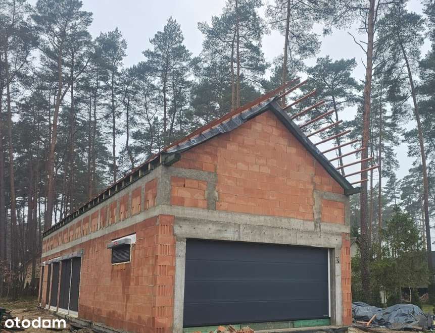 Nowy dom z garażem 2-stanowiskowym. W lesie i 380 m od Jeziora.-6