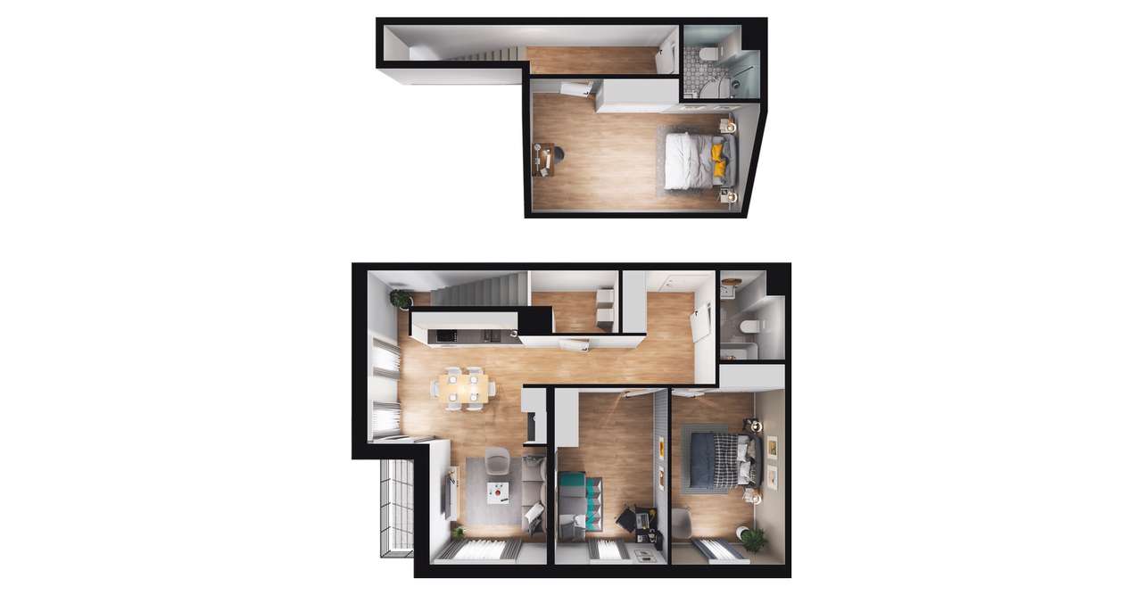 4-pokojowe mieszkanie 84m2 Bez Prowizji - Pełny obrazek: 2/6