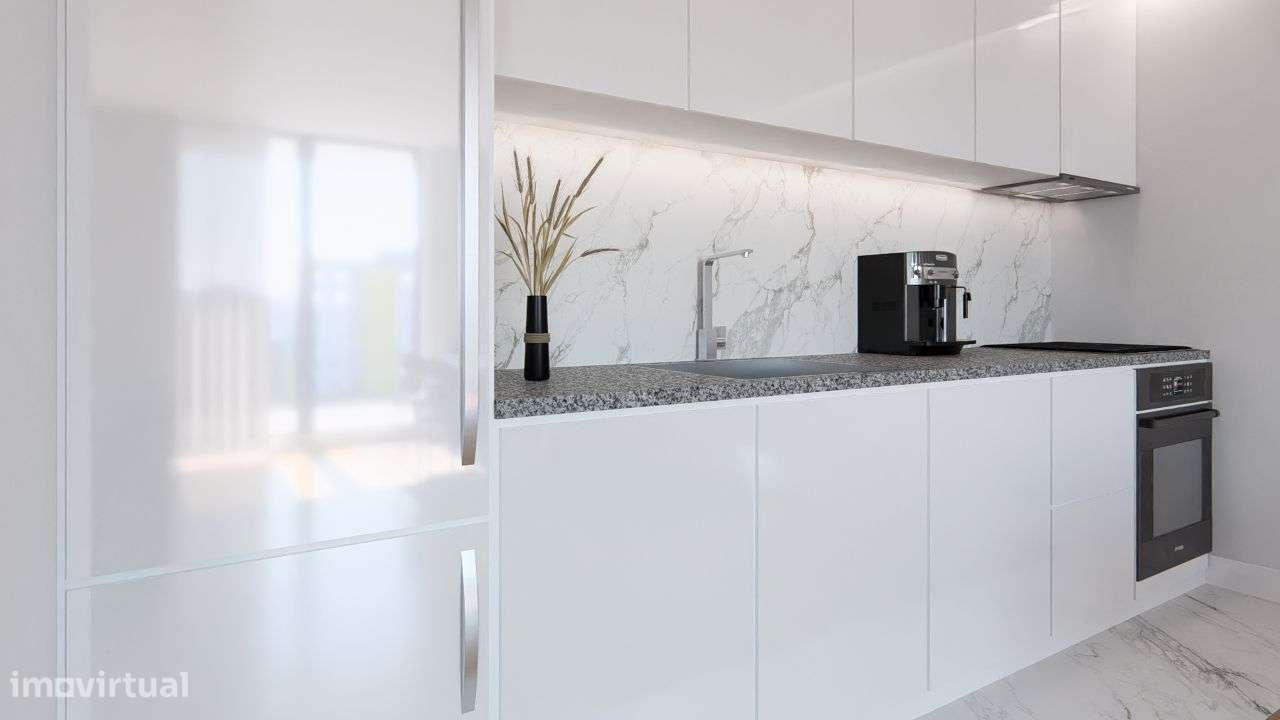 Algarve T2 Novo Portimão, suite com closet 2 lugares de garagem - Grande imagem: 5/49