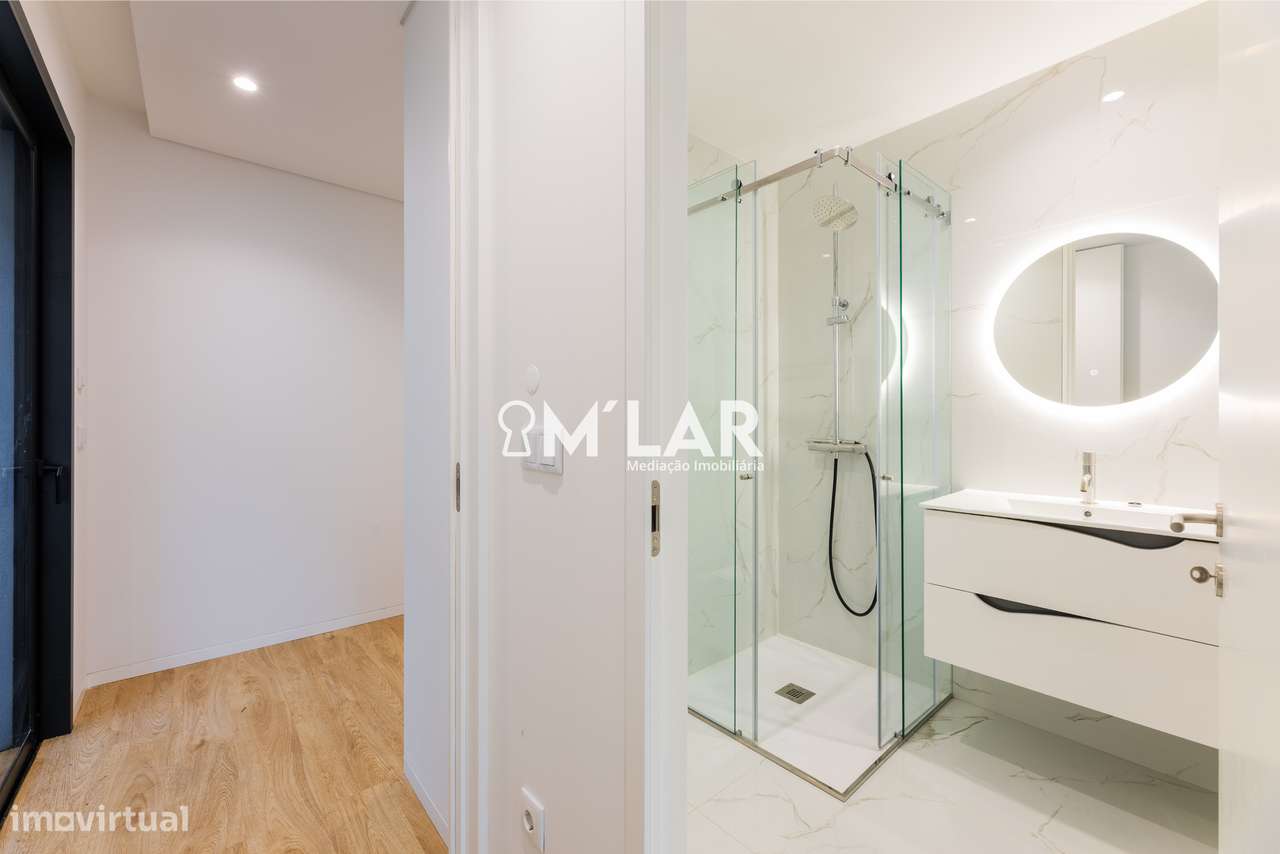 Apartamento T3 com piscina, Novo, no Centro de Vila Verde-21