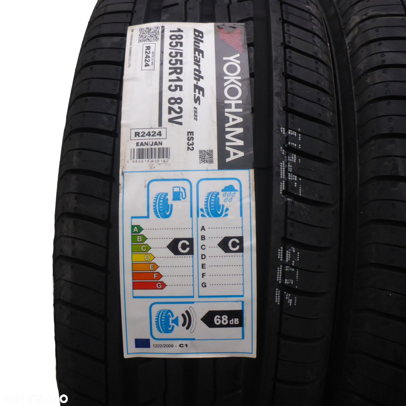 4 x YOKOHAMA 185/55 R15 82V Bluearth-Es ES32 Lato 2020 Jak Nowe - 2