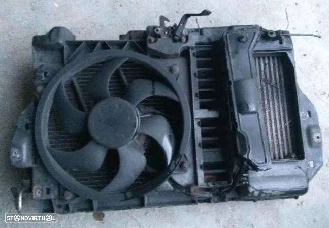 FRENTE EM FIBRA COM RADIADORES E INTERCOOLER  PEUGEOT 407 2.0HDI - 2