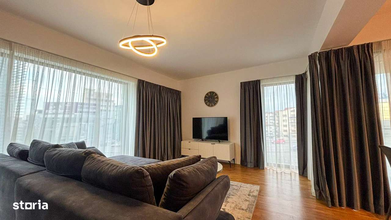 2 camere premium Aviatiei | mobilat complet | incalzire pardoseala