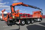 Mercedes-Benz AROCS 3240 / 8X4 / PLATFORMA 7.2m + HDS PALFINGER PK 22002 / TRIDEM / AXIE DE DIRECȚIE LIFTATOR / FURCI / RADIOCOMANDĂ - 7