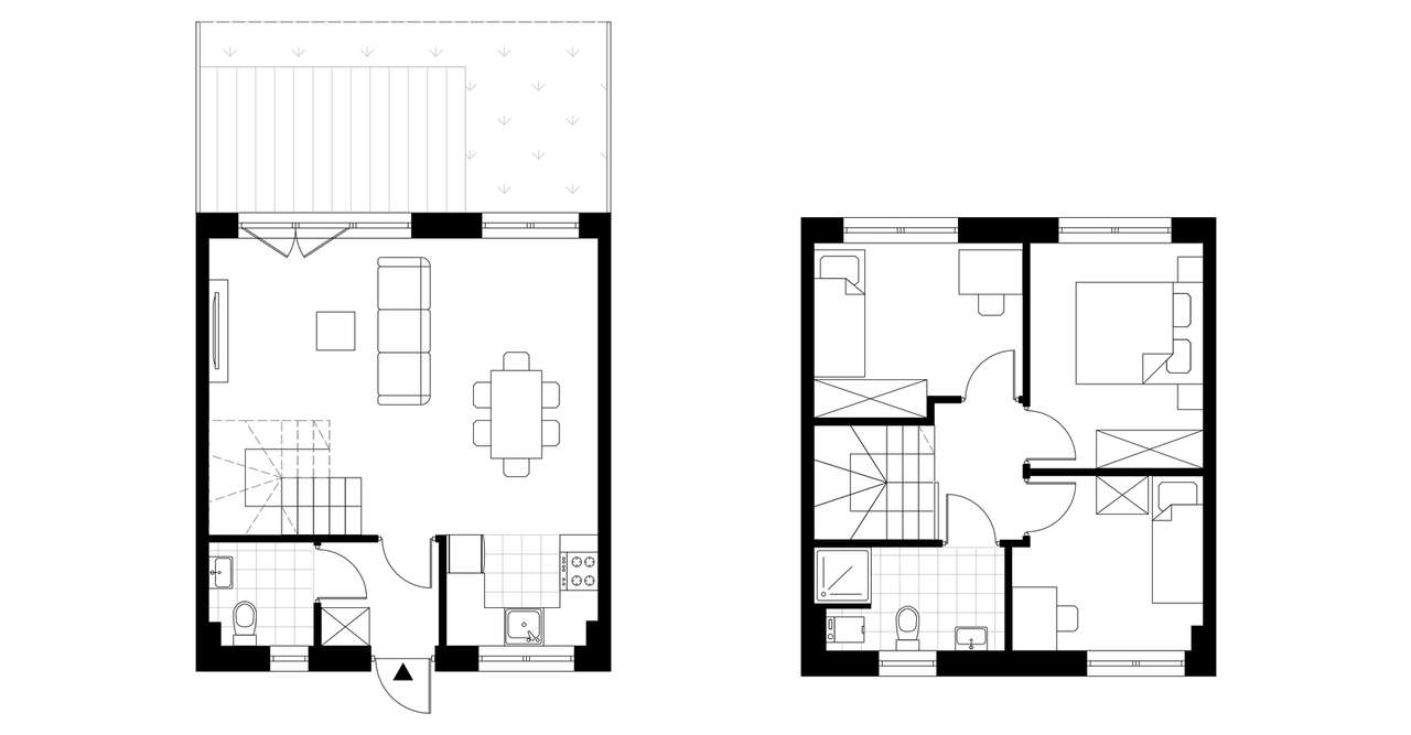 4-pokojowy dom 69m2 + ogródek Bez Prowizji - Pełny obrazek: 3/8