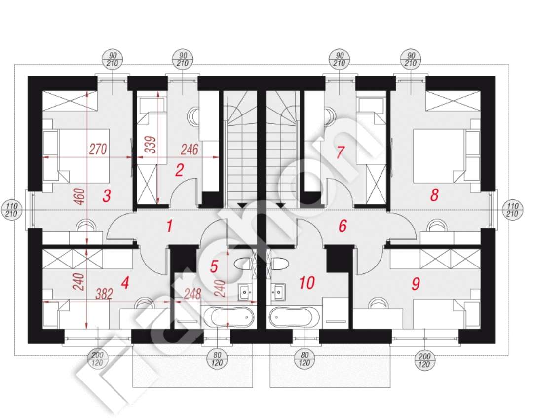 Nowoczesne mieszkanie 82m2 dom bliźniak z dużym ogrodem - Pełny obrazek: 3/12