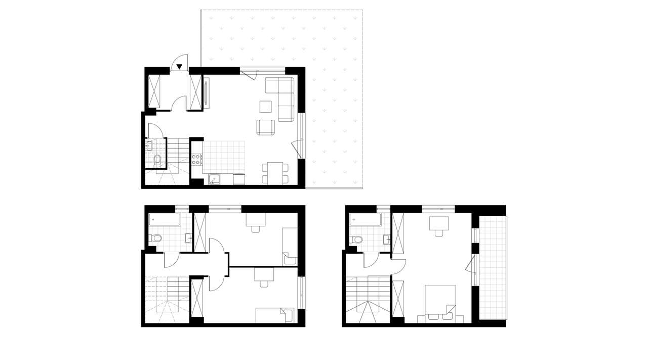 4-pokojowy dom 96m2 + ogródek Bezpośrednio - Pełny obrazek: 3/8