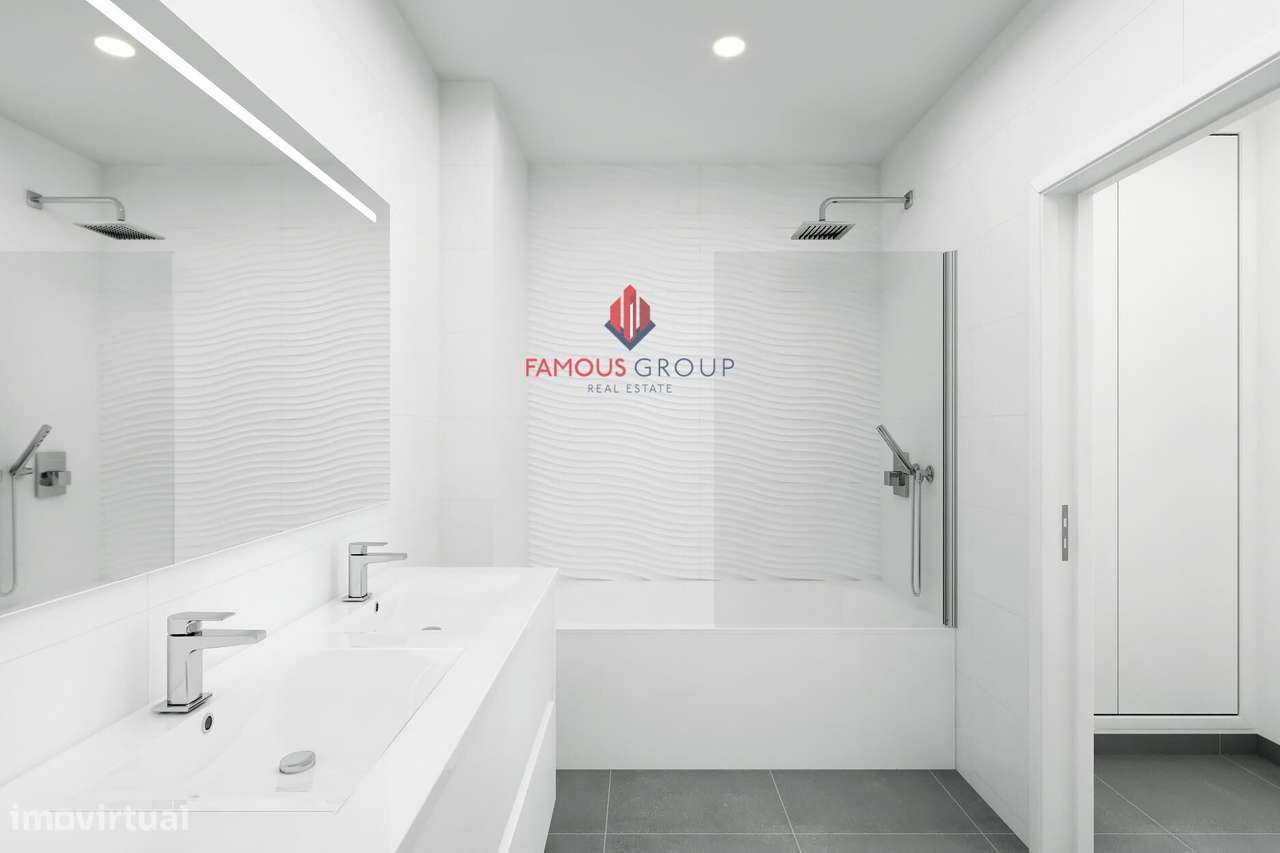 Apartamento T3 novo com estacionamento-6