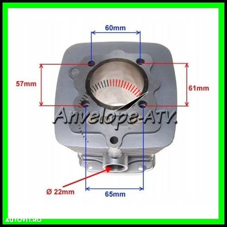 Cilindru Motocicleta 200 200cc 63.5MM Set Motor Cross Enduro Atv 200 - 5