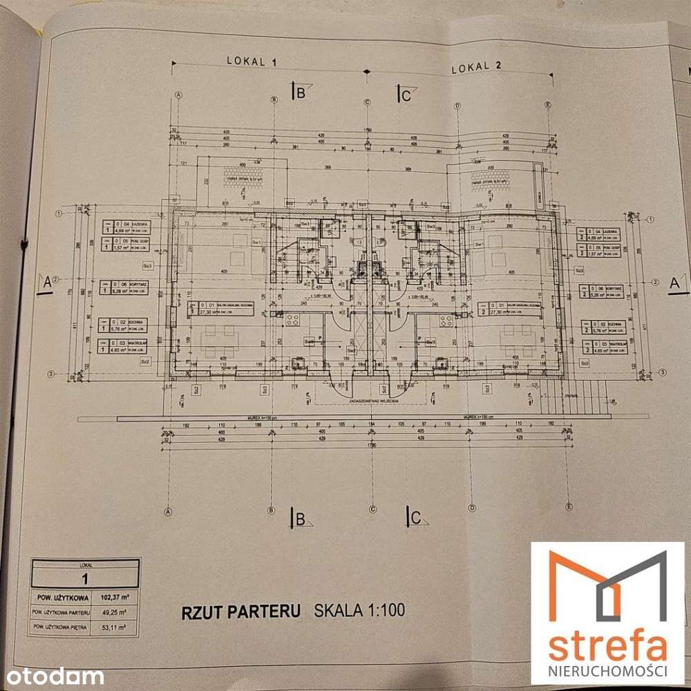 *Bliźniak st.deweloperski *4 sypialnie*kanalizacja-7
