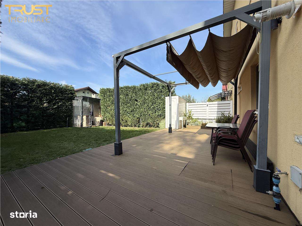 Duplex cu 4 camere l Sub Cetate l 165 MP Curte-13