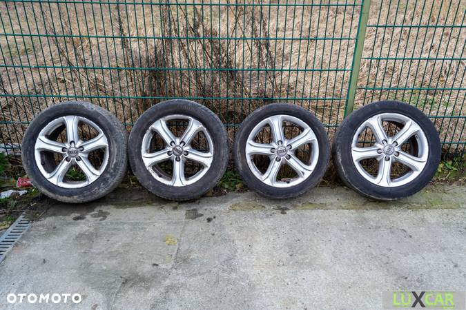 AUDI VW 5X112 ORYGINALNE KOŁA ALUFELGI ALUSY 225/50 R17 KOMPLET GORLICE - 1