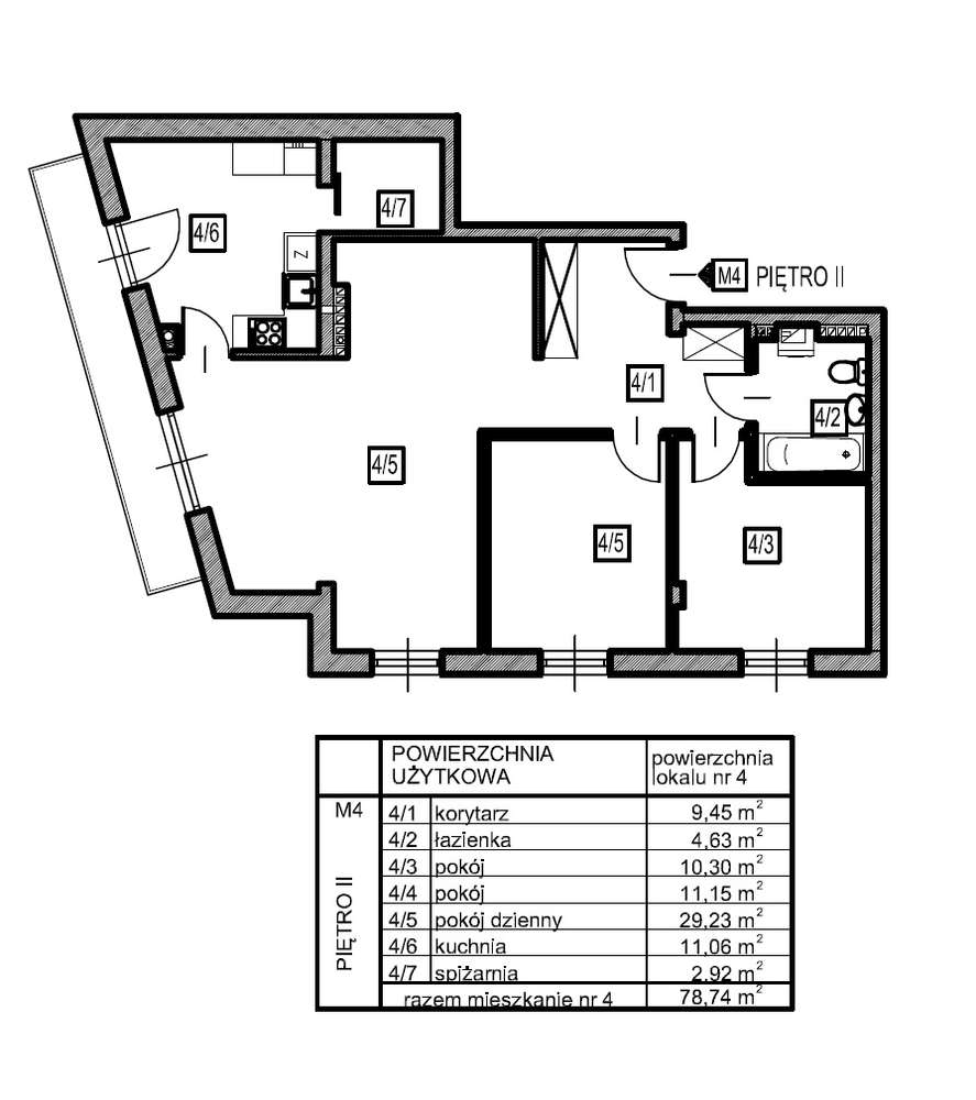 Mieszkanie 50,11m2, 2 pokoje, garaż, bez prowizji, bez PCC-7