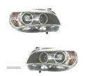 FARÓIS PARA BMW X1 E84 12-15 LED FUNDO PRETO - 1