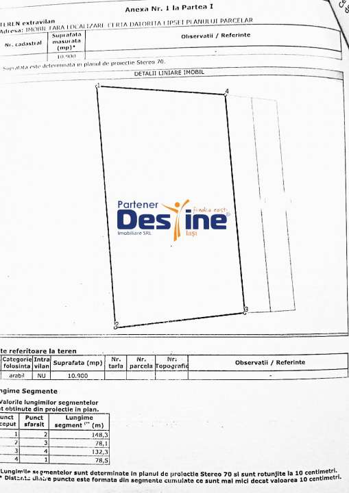 Teren in Sarca intravilan 10900 mp cu 2 fronturi stradale puz aprobat - Imagine principală: 2/2