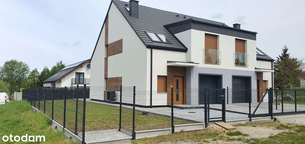 Nowy dom jednorodzinny w zabudowie bliźniaczej