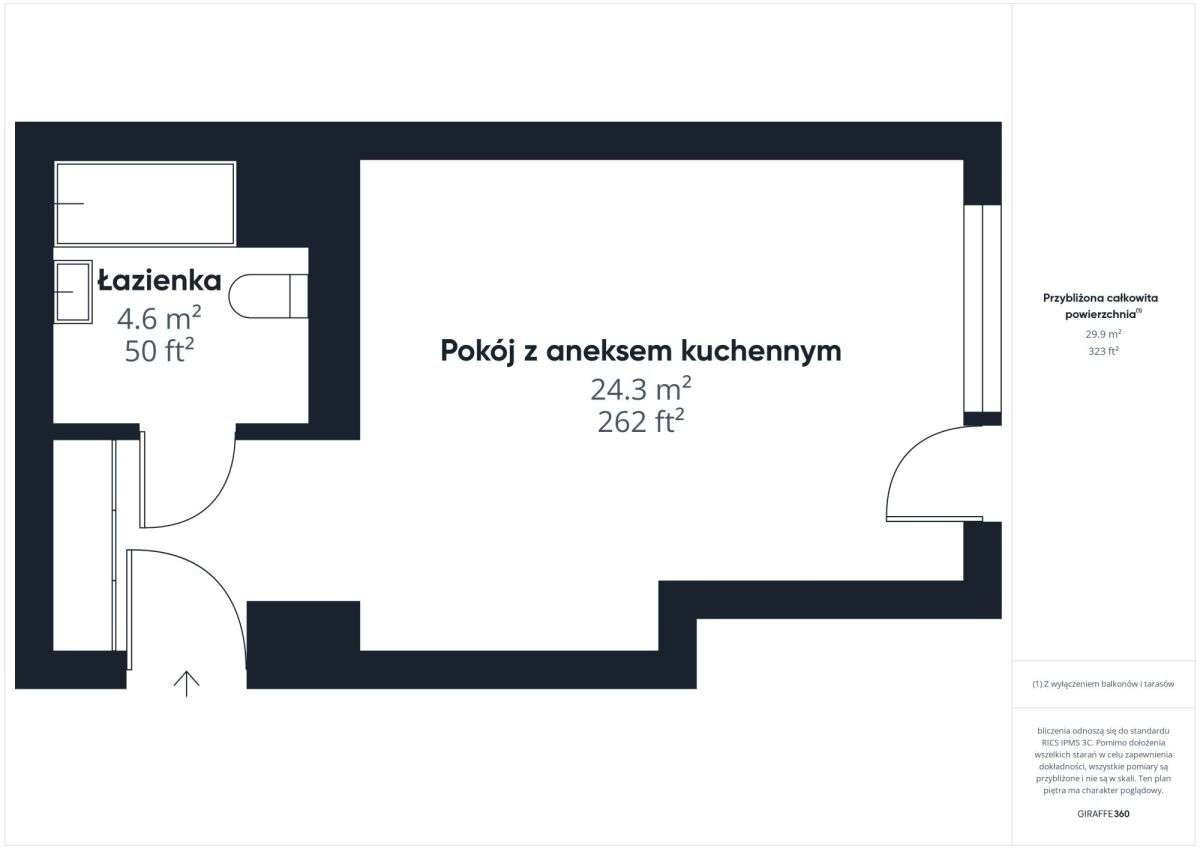 Kawalerka z ogródkiem | Tulip Wilanów Zawady-16