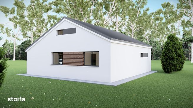 Casa individuală parter || 3 camere 2 băi + dressing || teren 353mp-5