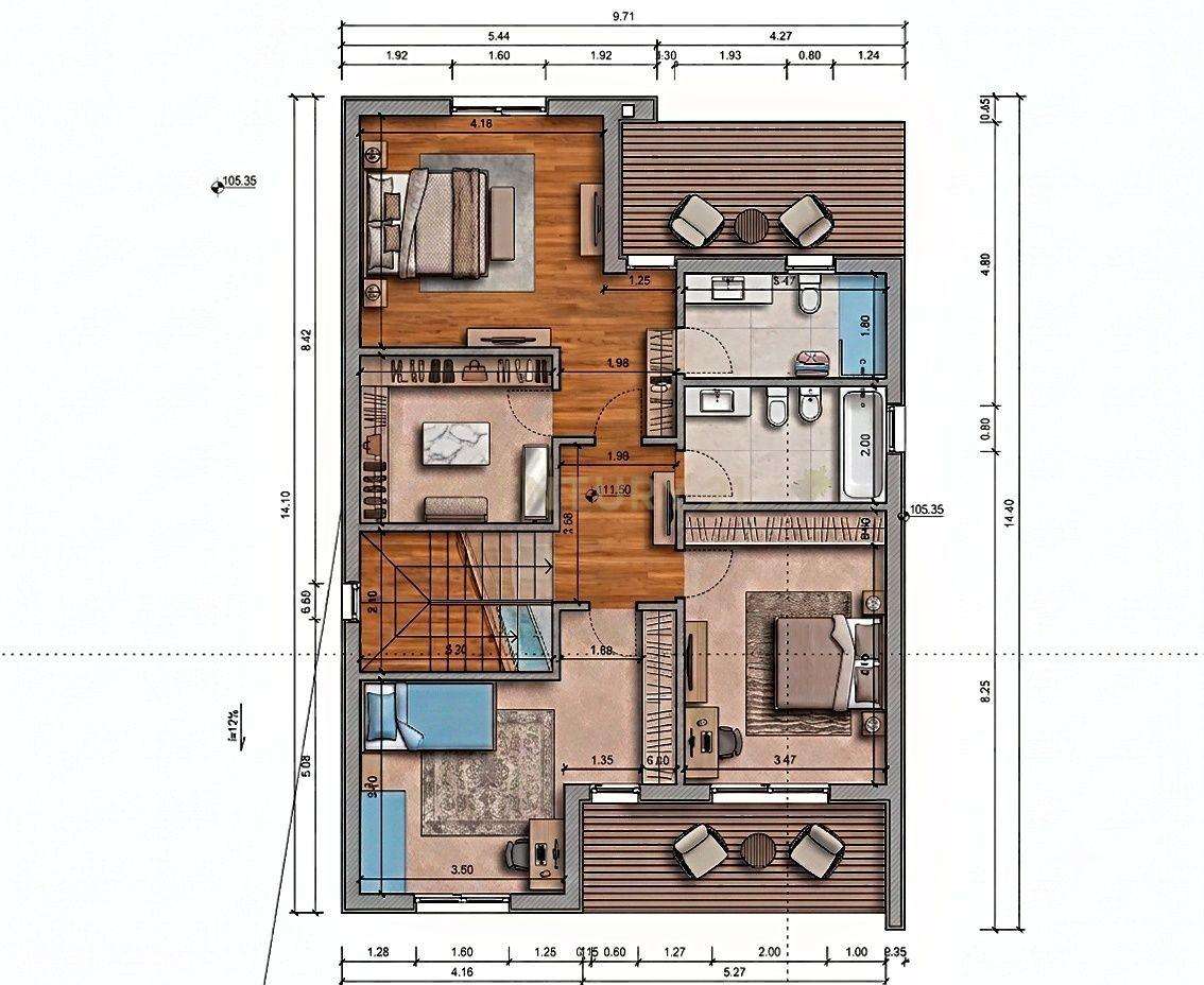 Moradia Nova com 4 Quartos-13