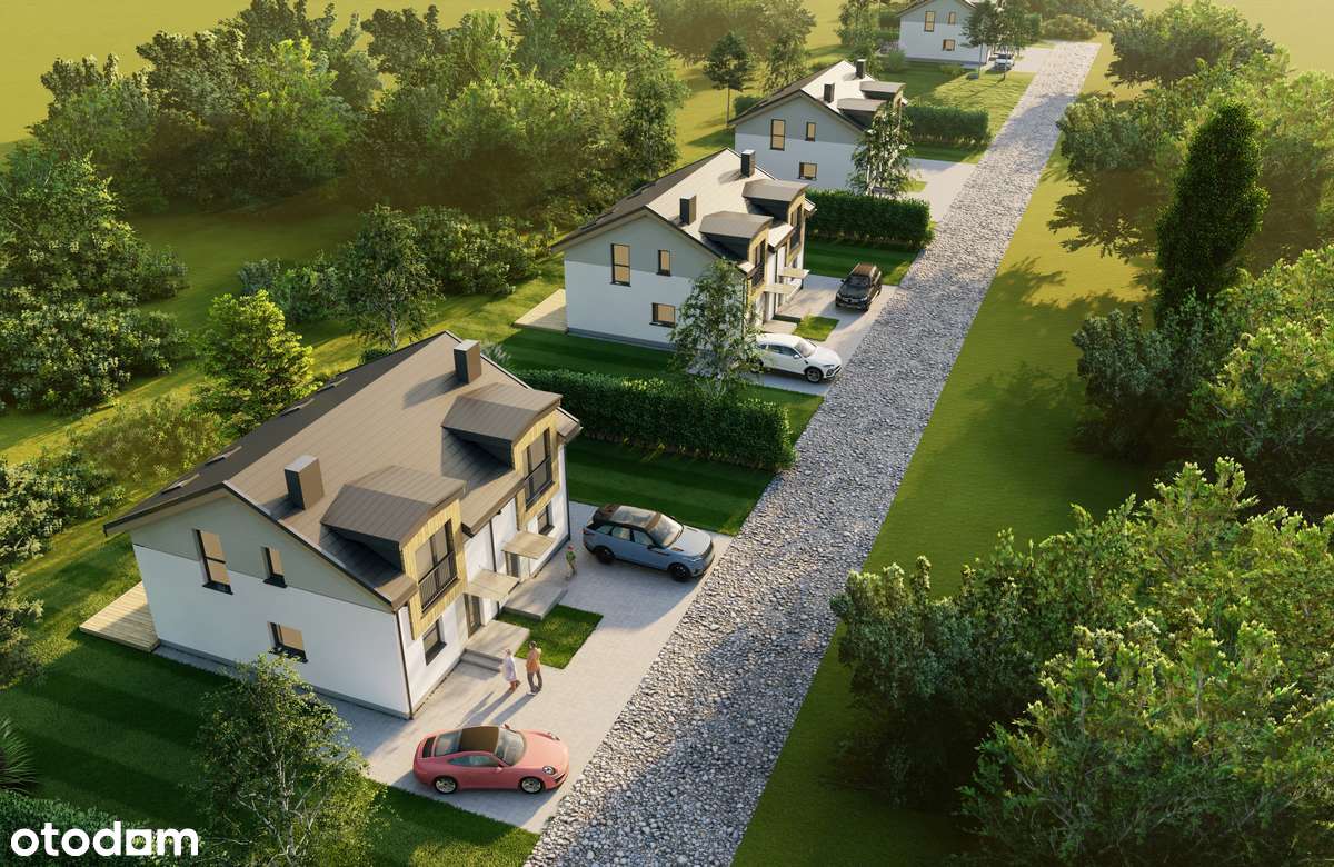 Dom w zabudowie bliźniaczej POMPA CIEPŁA  W STANDARDZIE - Pełny obrazek: 1/19