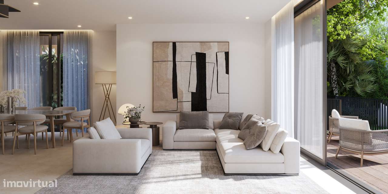 Moradia T4 com piscina, garagem e vista jardim-5