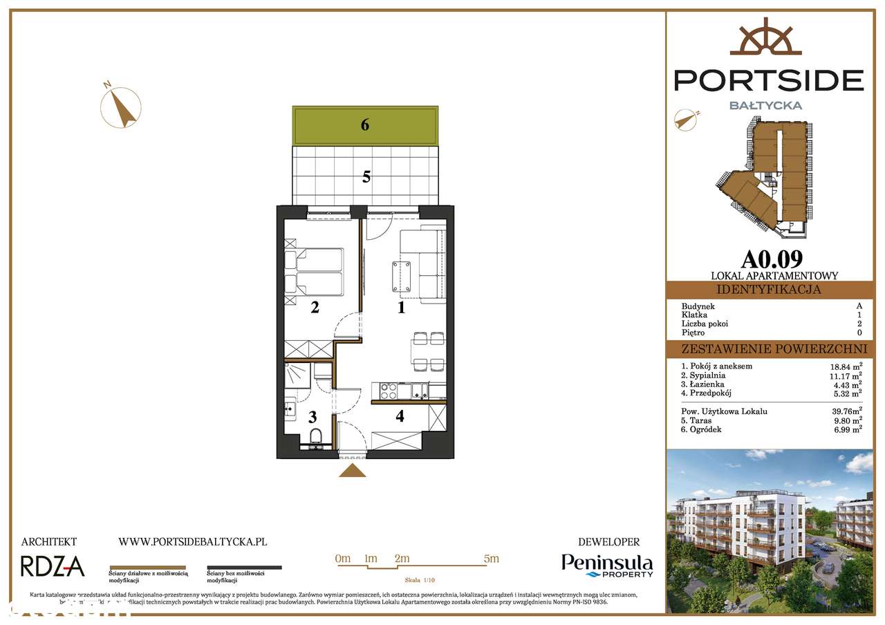 Portside Bałtycka - A0.09 - Pełny obrazek: 2/7