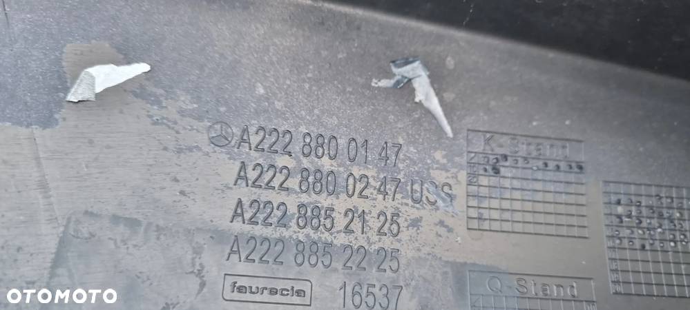 Mercedes S KLASA W222 zderzak przód oryginał MB341 - 13