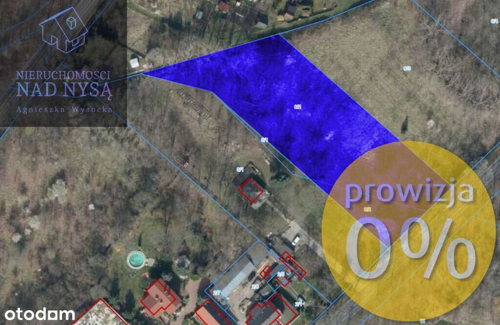 działka budowlana pow. 5569 m2, media w drodze!-0
