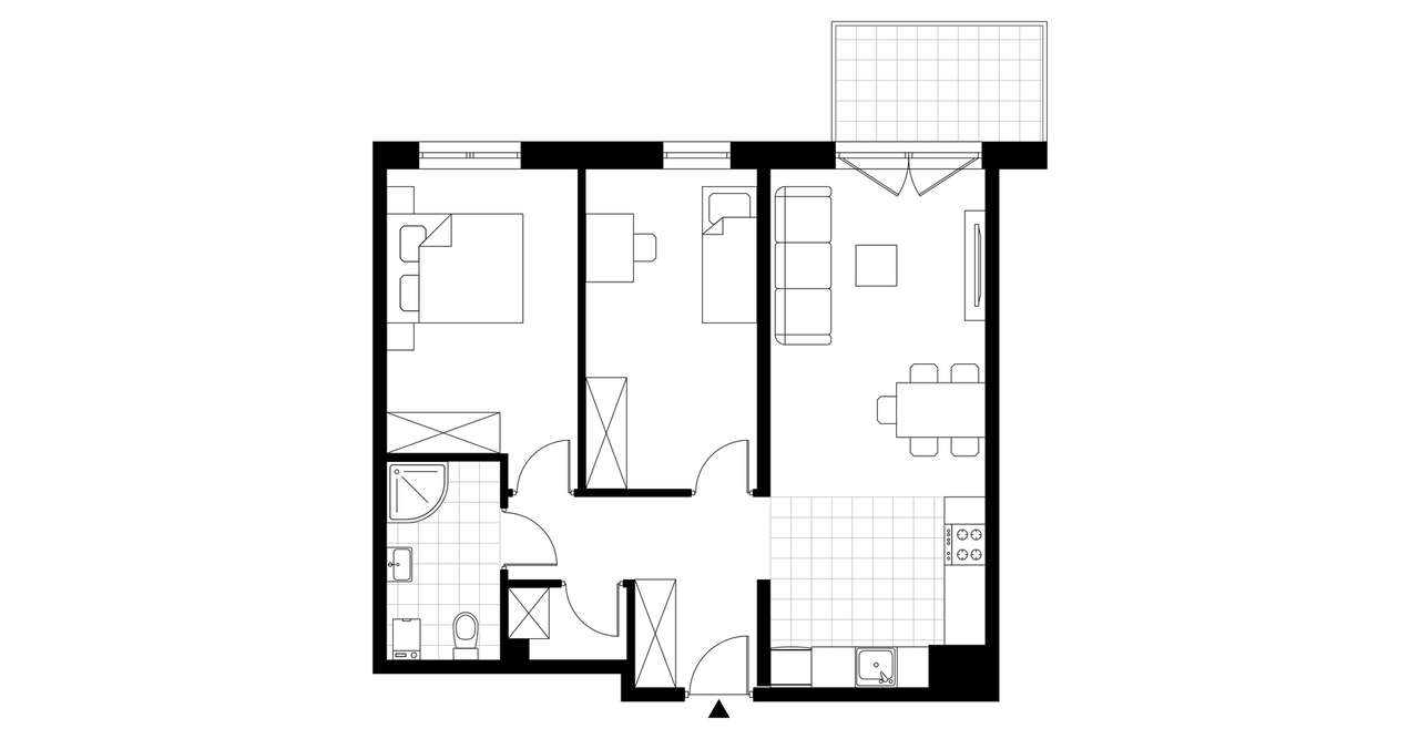 BrickHouse | mieszkanie 3-pok. | D13 - Pełny obrazek: 3/8