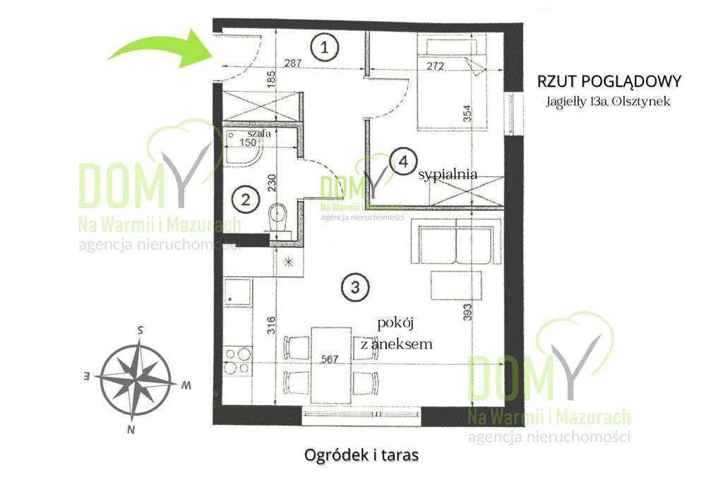 Mieszkanie z Ogródkiem na zamkniętym osiedlu. - Pełny obrazek: 5/18