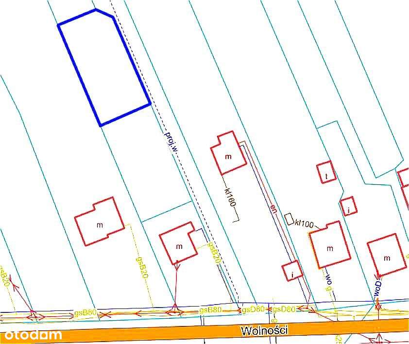 Działka budowlana o pow. 600 m2 - Pełny obrazek: 4/5