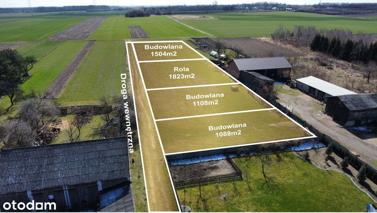 Działki budowlane/Zdrowa/Kłomnice - Pełny obrazek: 4/5