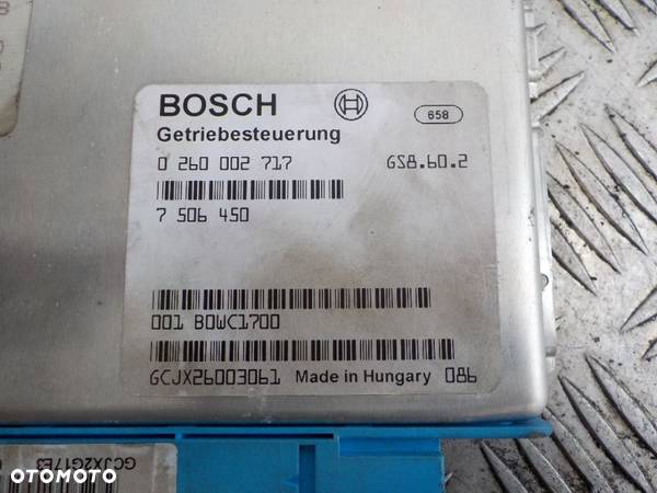 Komputer sterownik skrzyni bmw 7 e38 0260002717  7506450   bosch - 2