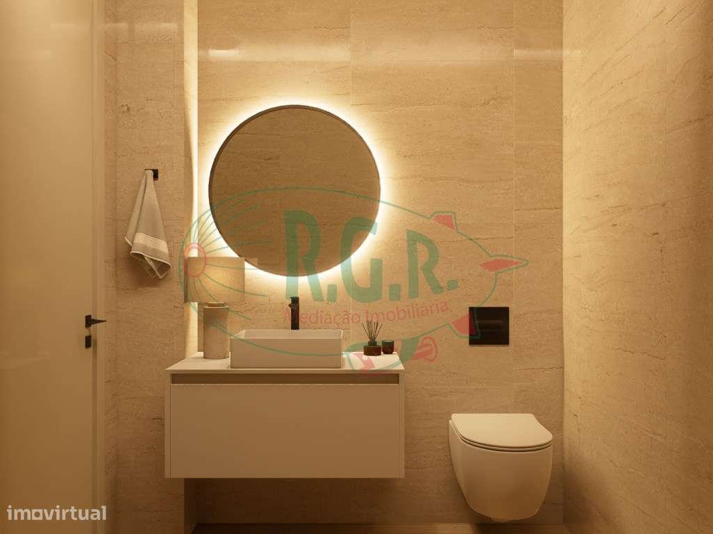 Apartamento T3 Condomínio Fechado Piscina - Próximo Praia-6