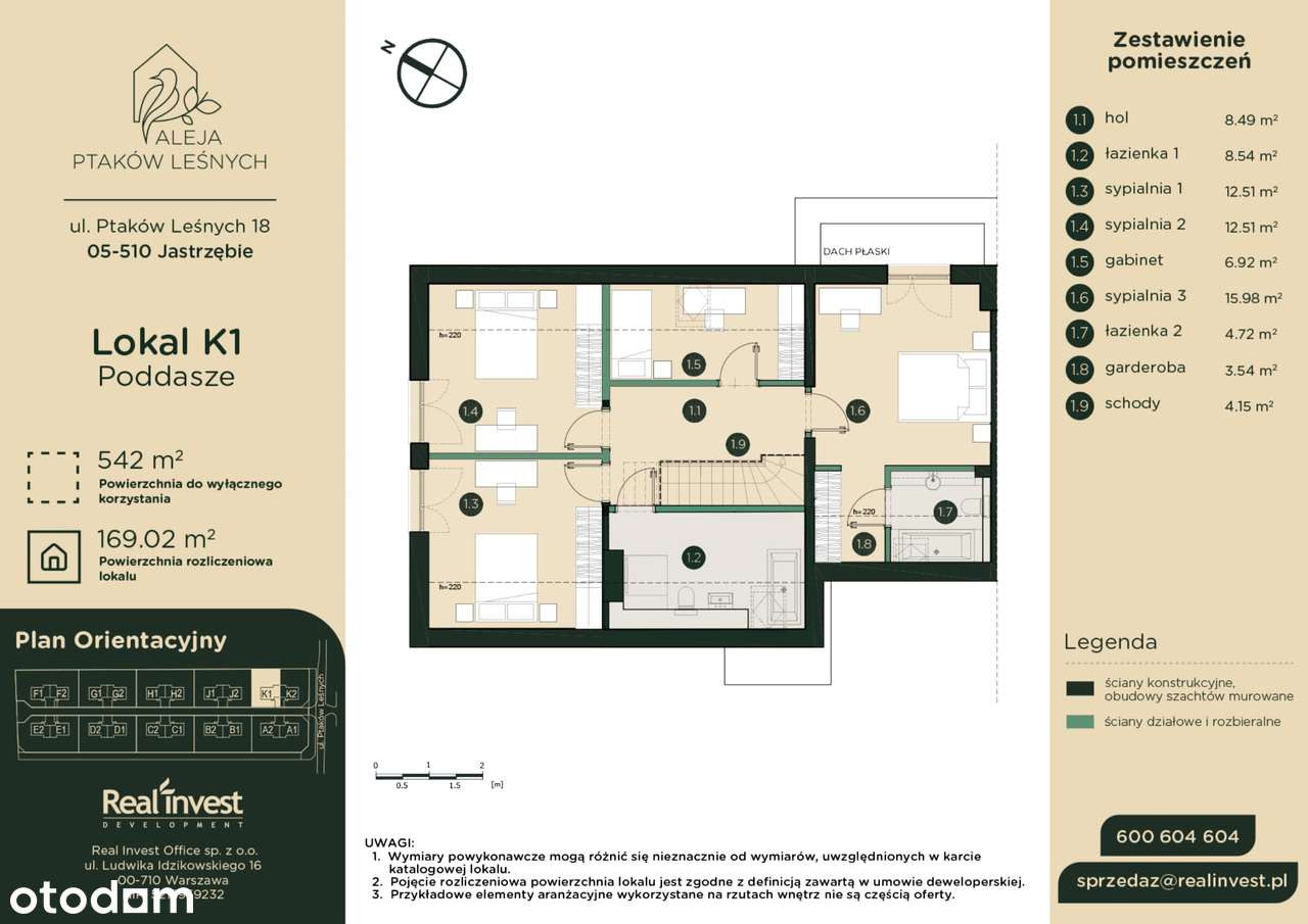 5-pokojowy dom 169m2 + ogródek Bez Prowizji - Pełny obrazek: 3/9
