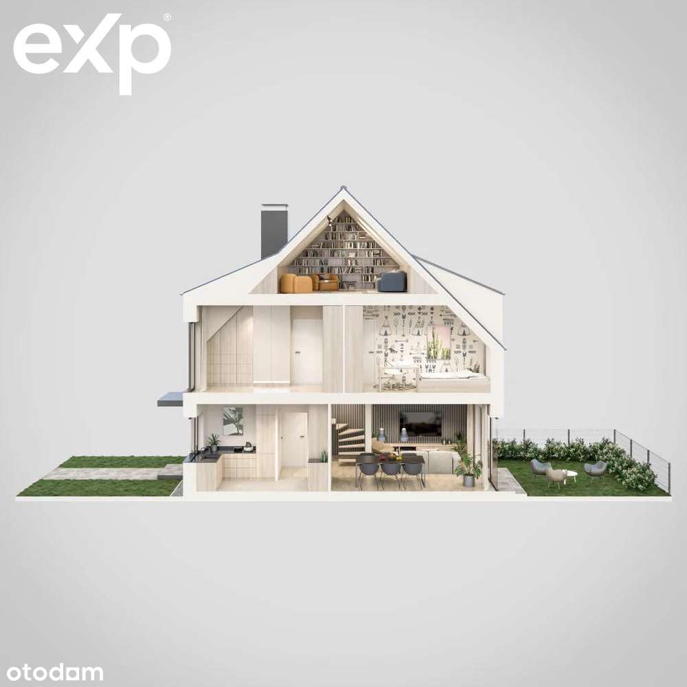 4 pokoje strych ogródek 2 miejsca Komorniki Gotowe - Pełny obrazek: 5/5