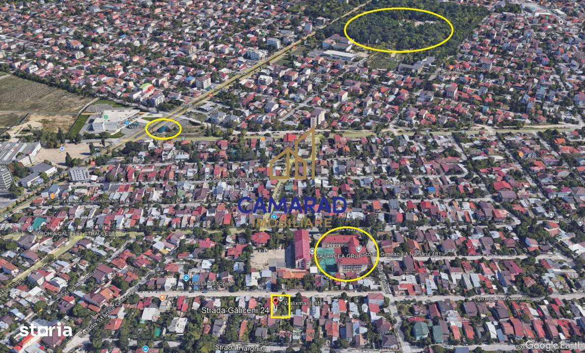 Teren 483 mp – Strada Galiceni 24 - Bucurestii Noi - metrou Laminoru - Imagine principală: 5/15