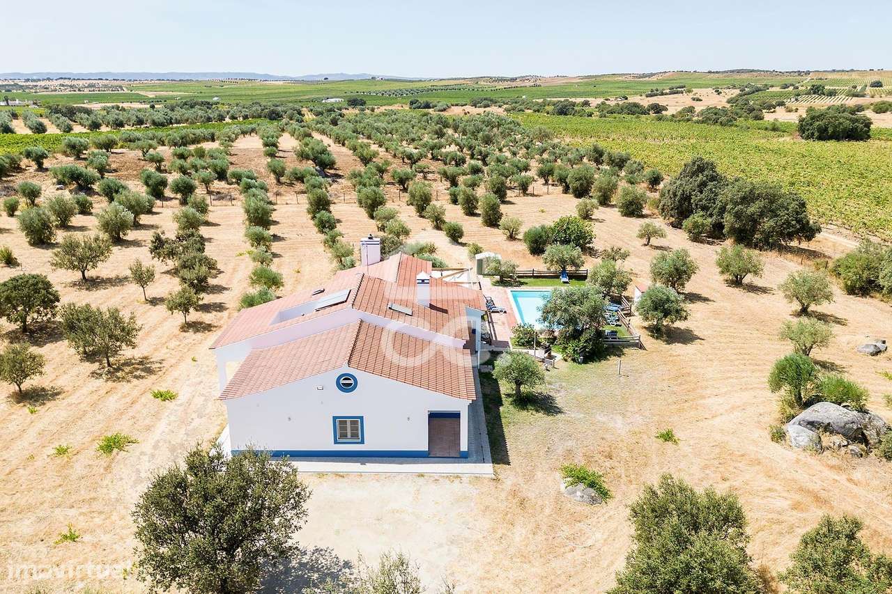 Quinta de 1,29 ha c/ Moradia T4 e Piscina | Reguengos de Monsaraz, Évo-54