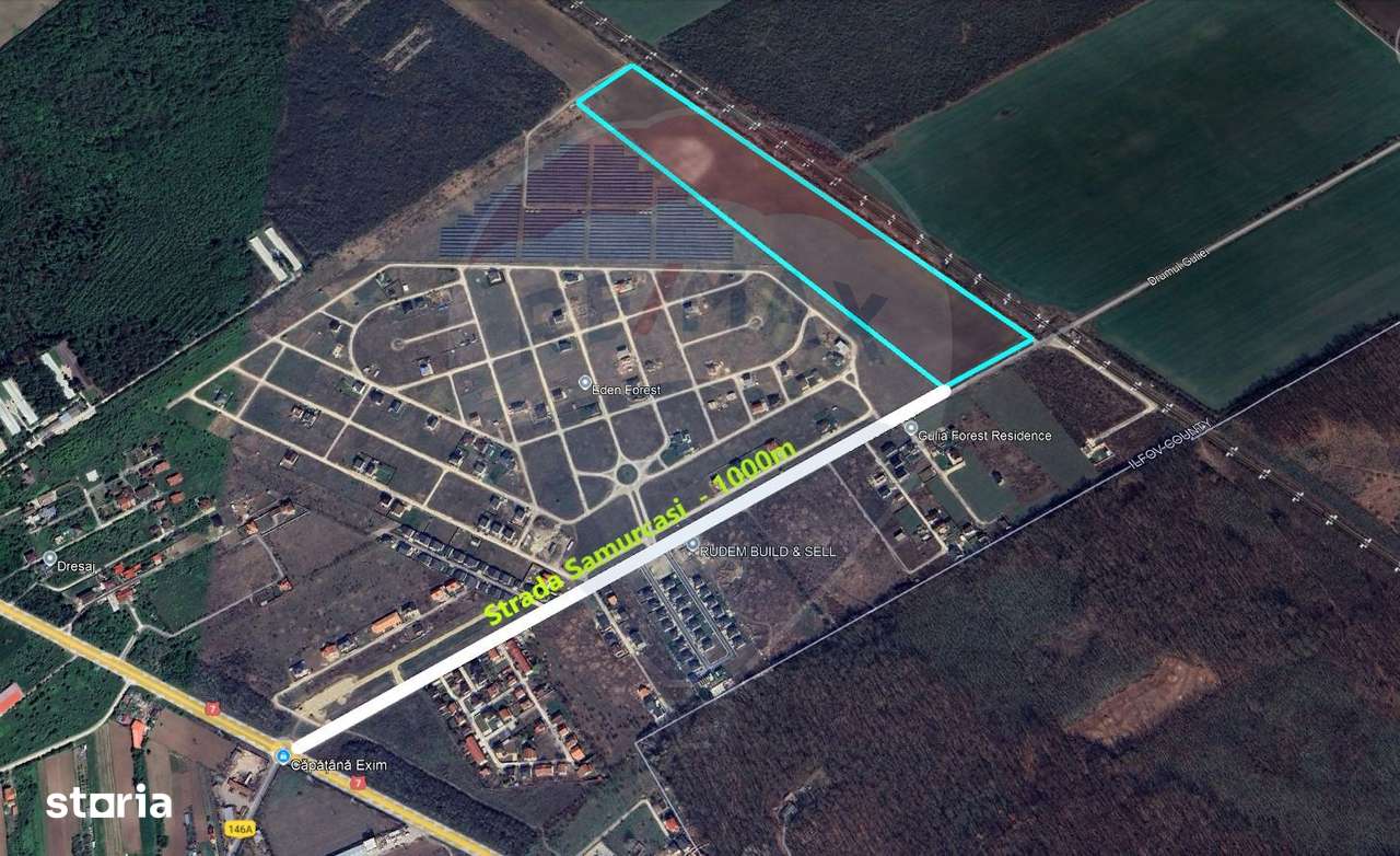 Teren pentru constructii 9.9 ha/locatie strategica, - Imagine principală: 3/5