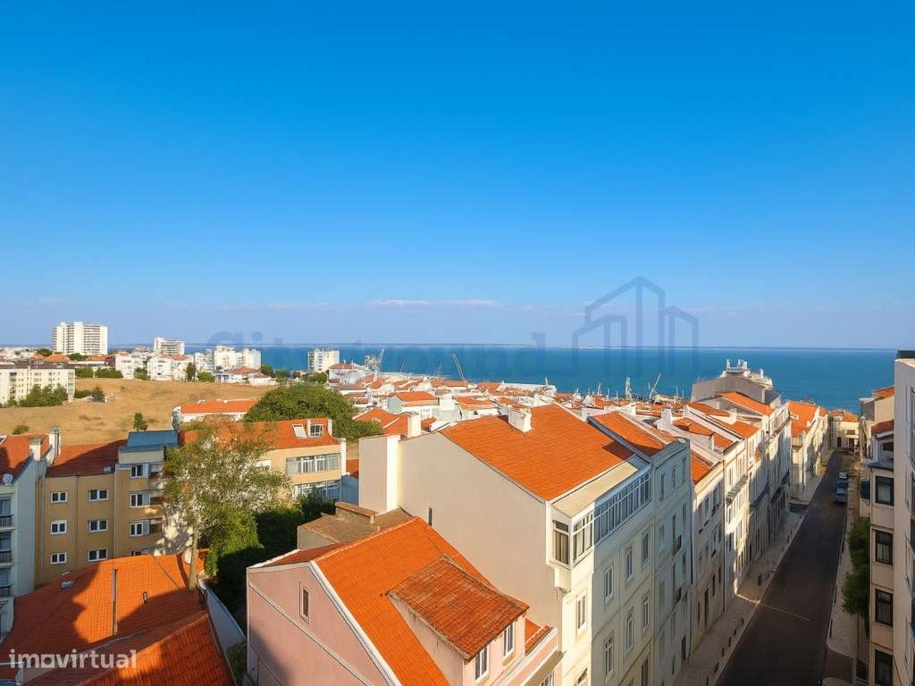 Apartamento T2 de charme, com varanda e deslumbrante vista de rio e... - Grande imagem: 2/23