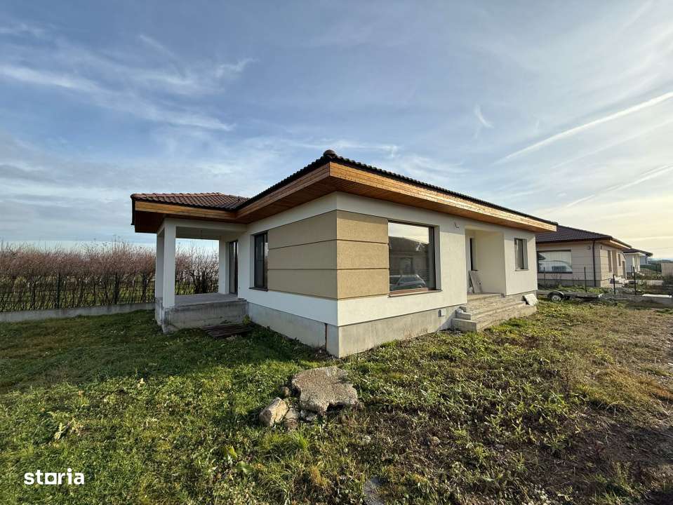 Casa finalizata stil mediteranean , 3 dormitoare, 100 mp utili – Sat - Imagine principală: 3/19