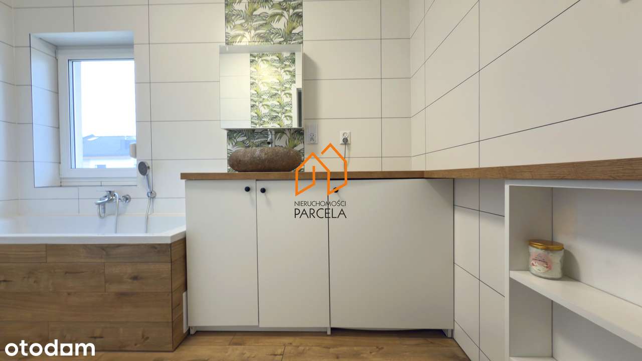 Mieszkanie dwupoziomowe z ogródkiem w Dominowie.-15