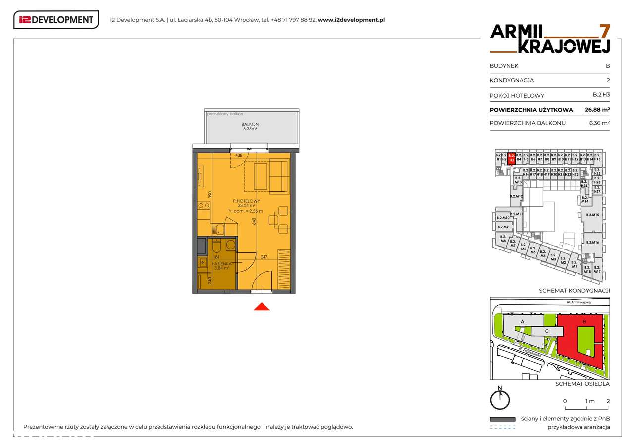 Armii Krajowej | lokal hotelowy B.2.H3 - Pełny obrazek: 2/8