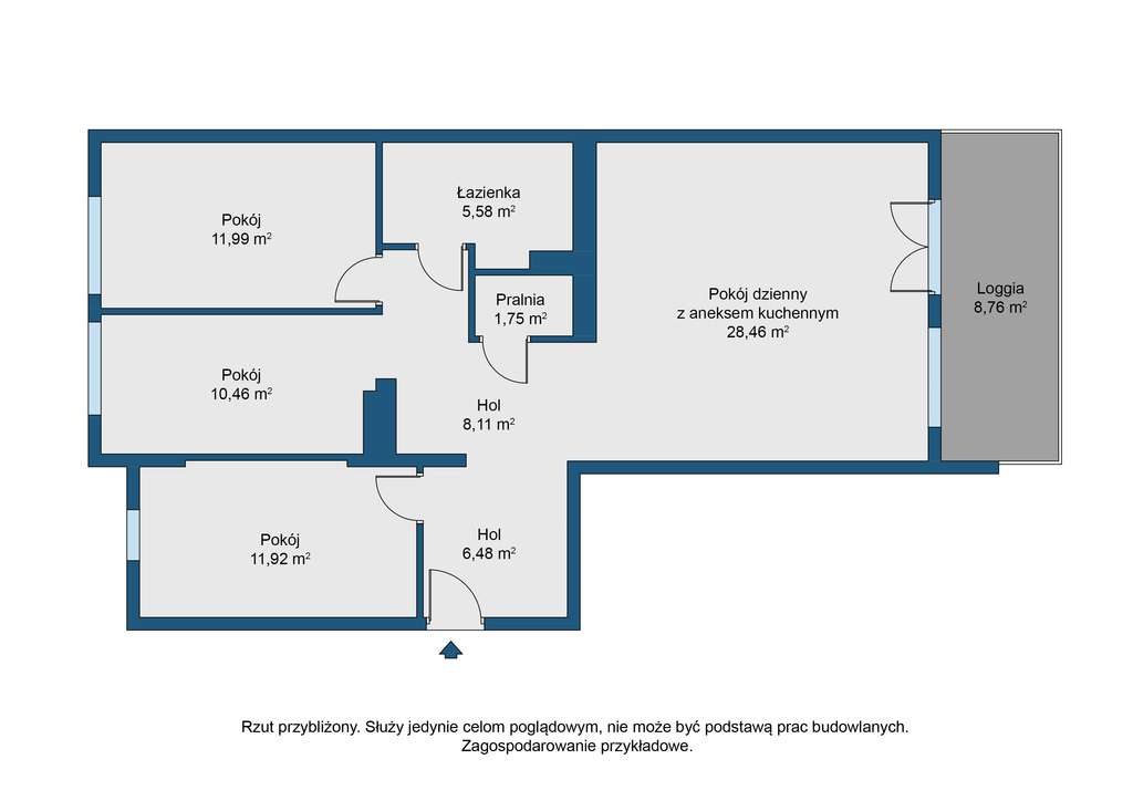 Rodzinny komfort na Mokotowie | 86 m² | 4 pokoje-19