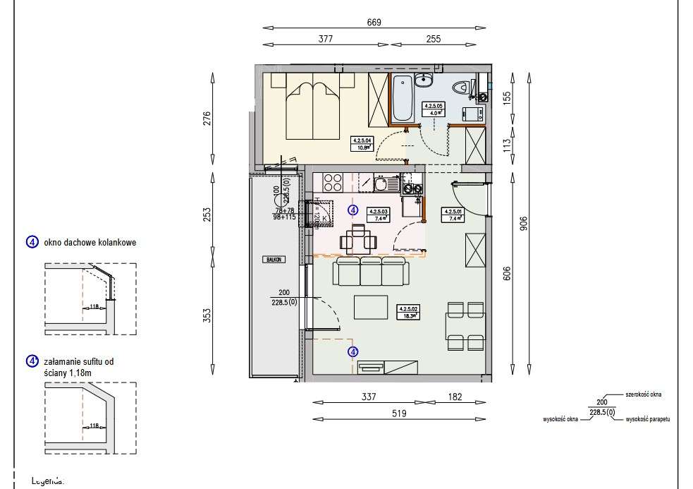 NOWE dostępne, 2 pokoje + aneks, balkon, parking, bez pośredn. zielono-0